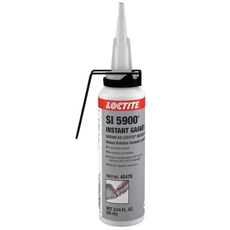 Henkel Gasketing, RTV Silicone, Non Corrosive, 90 Ml SI 5900 90ML IDH 743912